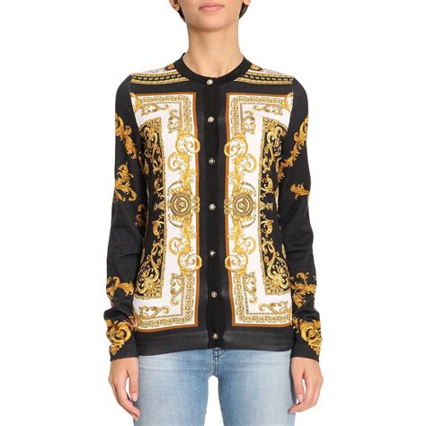 versace cardigans|versace jumper women's.